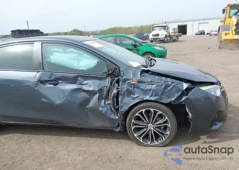 2015 Toyota Corolla S Plus из США, поврежденный, VIN 2T1BURHE8FC453119